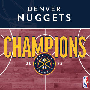 NBA Champions 2023: Denver Nuggets Wii (Includes 1 Controller) Skin