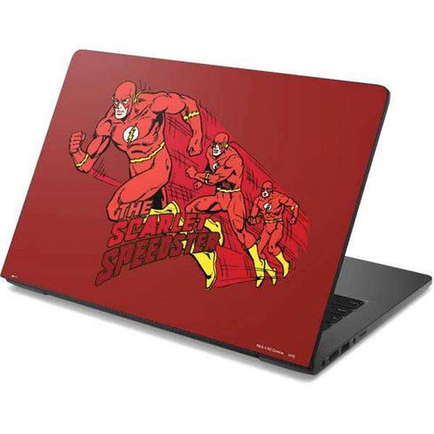 DC Comics The Flash Classic Art in Sequence Running pose Dell Chromebook Skin
