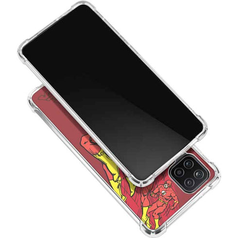 DC Comics The Flash Classic Art in Sequence Running pose Galaxy A12 Clear Case