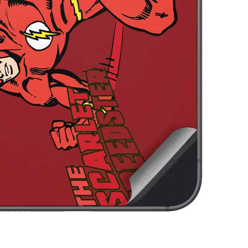 DC Comics The Flash Classic Art in Sequence Running pose Galaxy A14 5G Skin