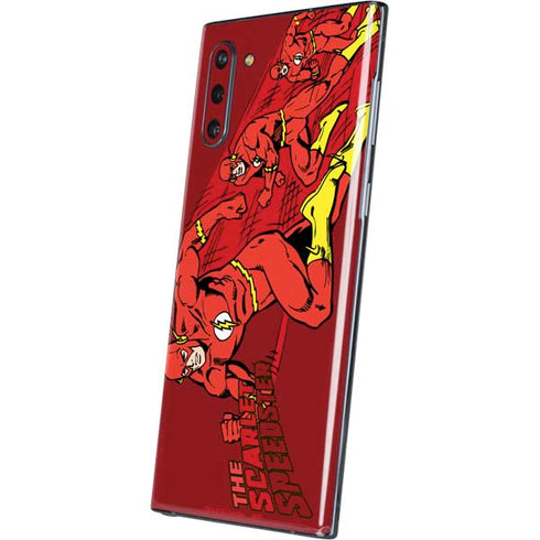 DC Comics The Flash Classic Art in Sequence Running pose Galaxy Note 10 Skin