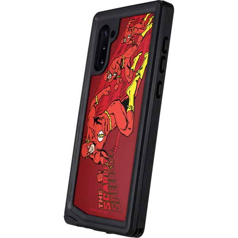 DC Comics The Flash Classic Art in Sequence Running pose Galaxy Note 10 Waterproof Case