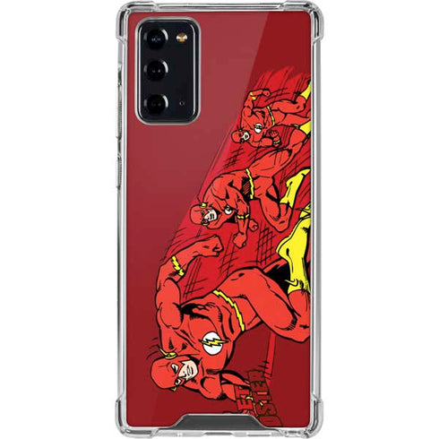 DC Comics The Flash Classic Art in Sequence Running pose Galaxy Note20 5G Clear Case