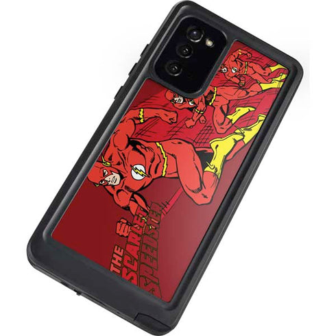 DC Comics The Flash Classic Art in Sequence Running pose Galaxy Note20 5G Waterproof Case