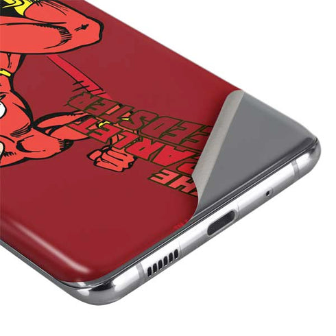 DC Comics The Flash Classic Art in Sequence Running pose Galaxy S20 Plus Skin