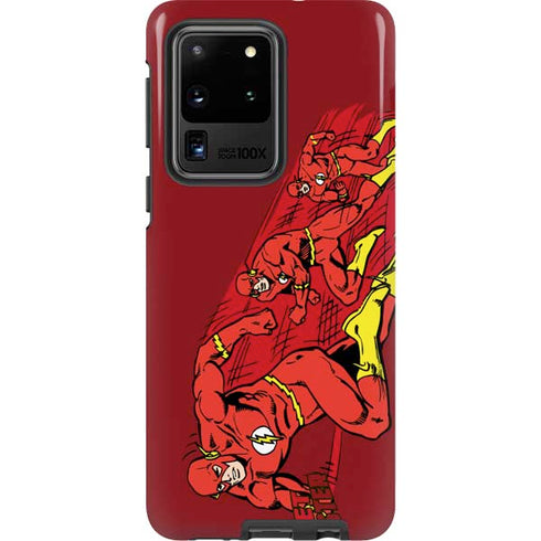 DC Comics The Flash Classic Art in Sequence Running pose Galaxy S20 Ultra 5G Pro Case