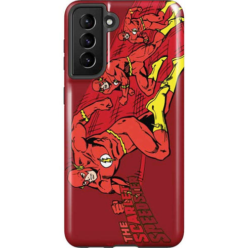 DC Comics The Flash Classic Art in Sequence Running pose Galaxy S21 FE Pro Case