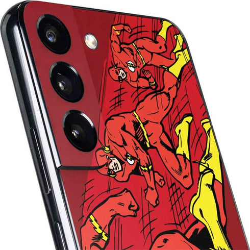DC Comics The Flash Classic Art in Sequence Running pose Galaxy S22 Skin
