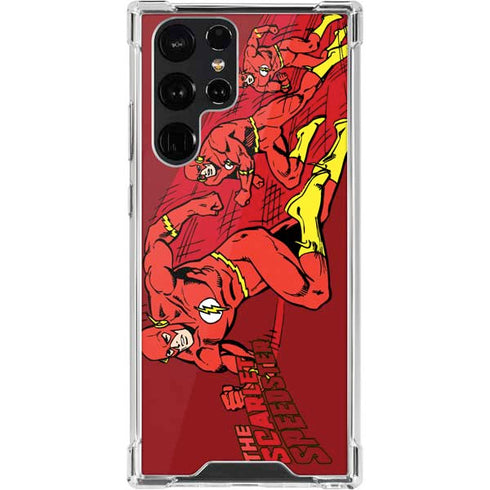 DC Comics The Flash Classic Art in Sequence Running pose Galaxy S22 Ultra Clear Case