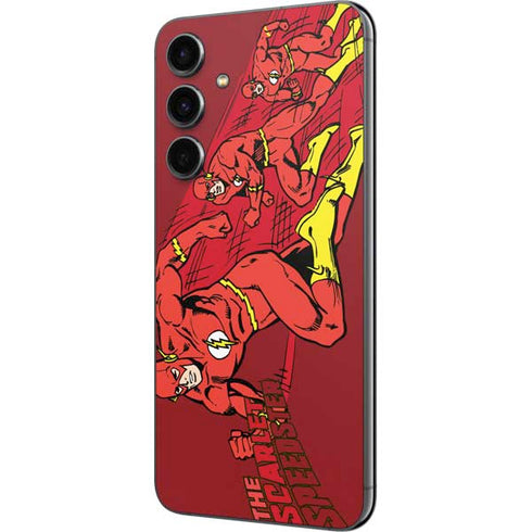 DC Comics The Flash Classic Art in Sequence Running pose Galaxy S23 FE Skin