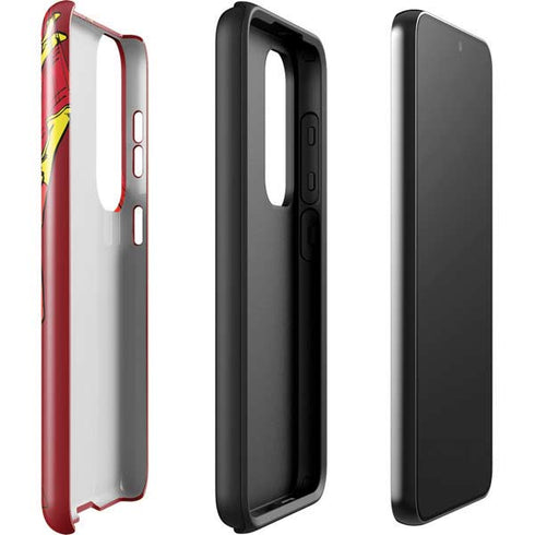 DC Comics The Flash Classic Art in Sequence Running pose Galaxy S23 Plus Pro Case
