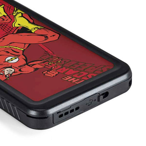 DC Comics The Flash Classic Art in Sequence Running pose Galaxy S23 Plus Waterproof Case