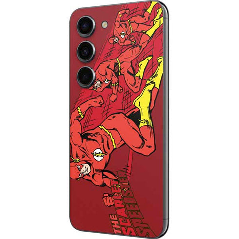 DC Comics The Flash Classic Art in Sequence Running pose Galaxy S23 Skin