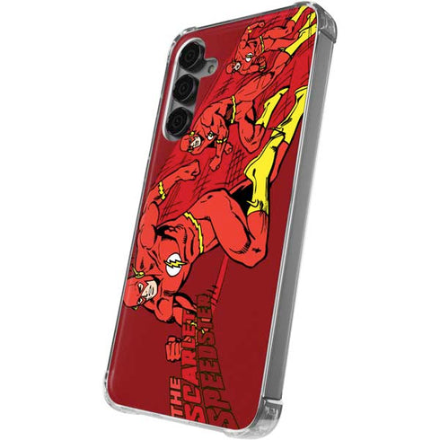 DC Comics The Flash Classic Art in Sequence Running pose Galaxy S24 Plus Clear Case
