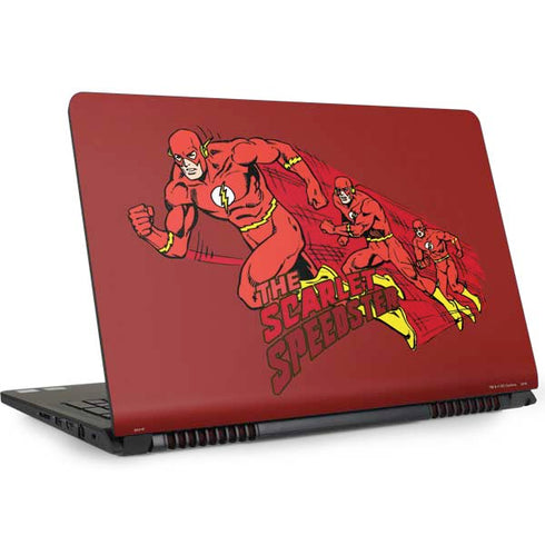 DC Comics The Flash Classic Art in Sequence Running pose Dell Inspiron Skin