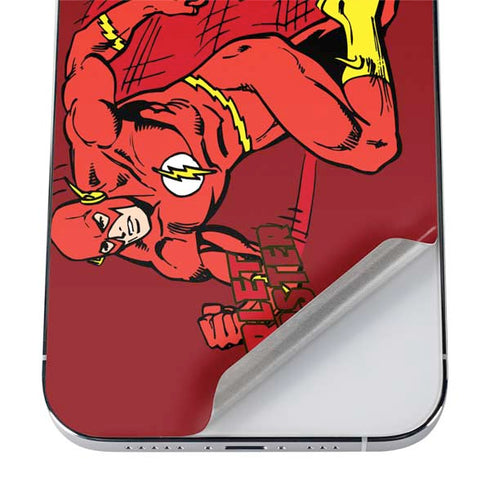 DC Comics The Flash Classic Art in Sequence Running pose iPhone 12 Pro Skin
