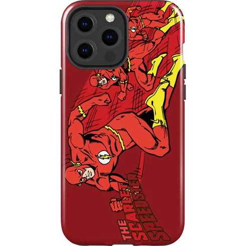 DC Comics The Flash Classic Art in Sequence Running pose iPhone 13 Pro Max Impact Case