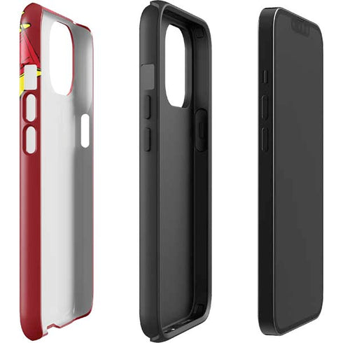 DC Comics The Flash Classic Art in Sequence Running pose iPhone 15 Impact Case