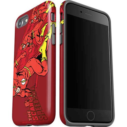 DC Comics The Flash Classic Art in Sequence Running pose iPhone SE (2nd & 3rd Gen) Pro Case