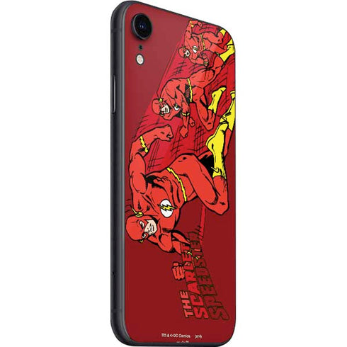 DC Comics The Flash Classic Art in Sequence Running pose iPhone SE (2nd & 3rd Gen) Skin