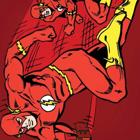 DC Comics The Flash Classic Art in Sequence Running pose iPhone XR Skin