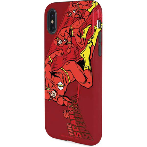 DC Comics The Flash Classic Art in Sequence Running pose iPhone XS Pro Case