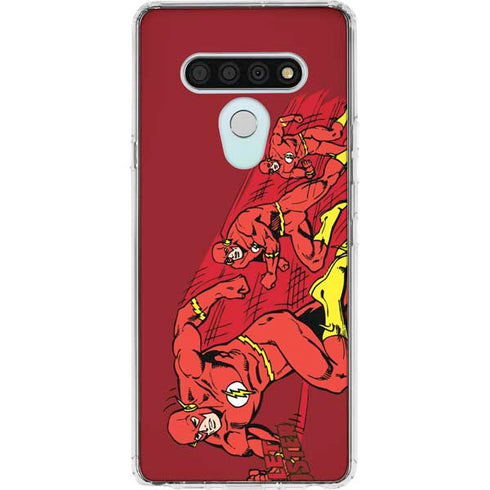 DC Comics The Flash Classic Art in Sequence Running pose LG Stylo 6 Clear Case