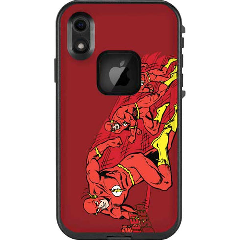 DC Comics The Flash Classic Art in Sequence Running pose LifeProof Fre iPhone Skin