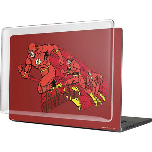 DC Comics The Flash Classic Art in Sequence Running pose MacBook Pro 16in (2021-25) Case plus Skin