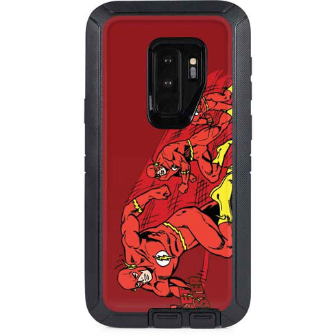 DC Comics The Flash Classic Art in Sequence Running pose Otterbox Defender Galaxy Skin