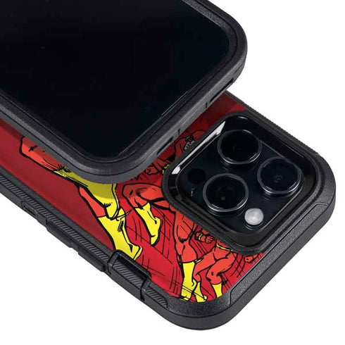 DC Comics The Flash Classic Art in Sequence Running pose Otterbox Defender iPhone Skin