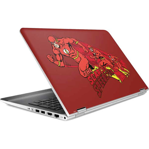 DC Comics The Flash Classic Art in Sequence Running pose HP Pavilion Skin