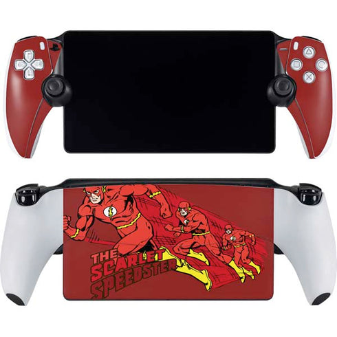 DC Comics The Flash Classic Art in Sequence Running pose PlayStation Portal Remote Player Skin