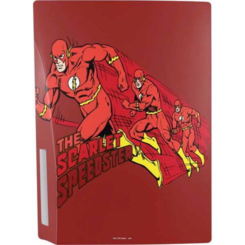 DC Comics The Flash Classic Art in Sequence Running pose PS5 Console Skin