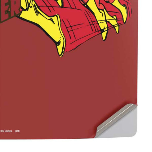 DC Comics The Flash Classic Art in Sequence Running pose PS5 Slim Digital Edition Console Skin