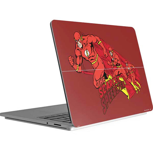 DC Comics The Flash Classic Art in Sequence Running pose Surface Laptop Studio Skin