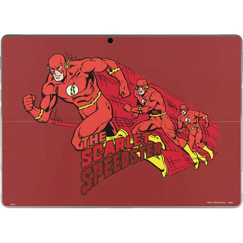 DC Comics The Flash Classic Art in Sequence Running pose Surface Pro 9 Skin