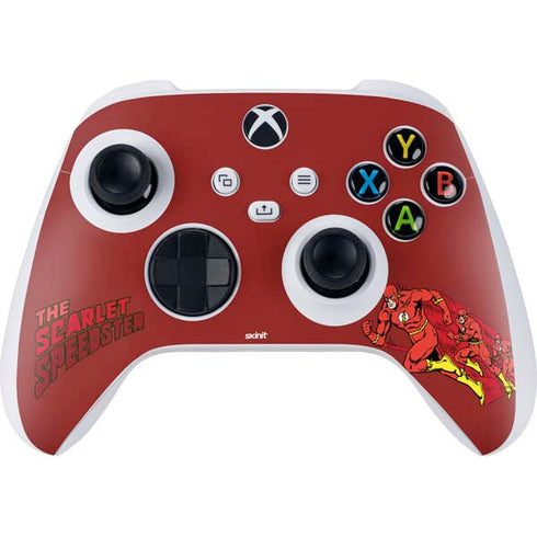 DC Comics The Flash Classic Art in Sequence Running pose Xbox Series S Controller Skin
