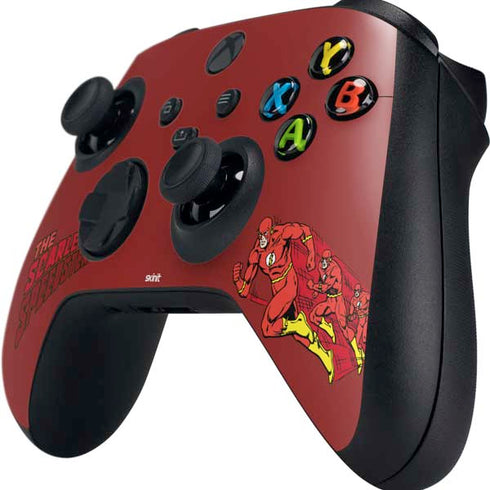 DC Comics The Flash Classic Art in Sequence Running pose Xbox Series X Controller Skin