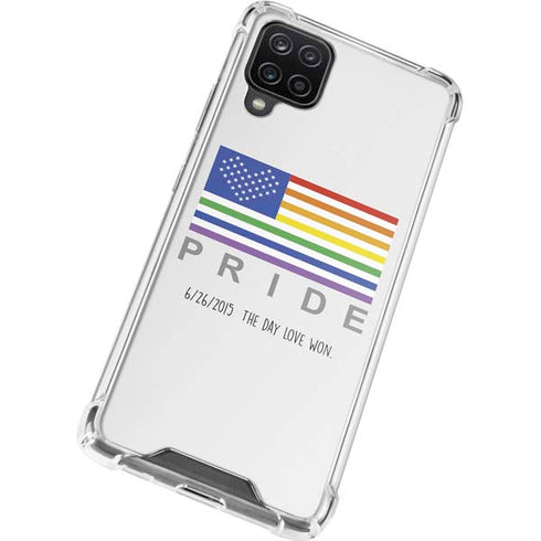 6-26 The Day Love Won Galaxy A12 Clear Case