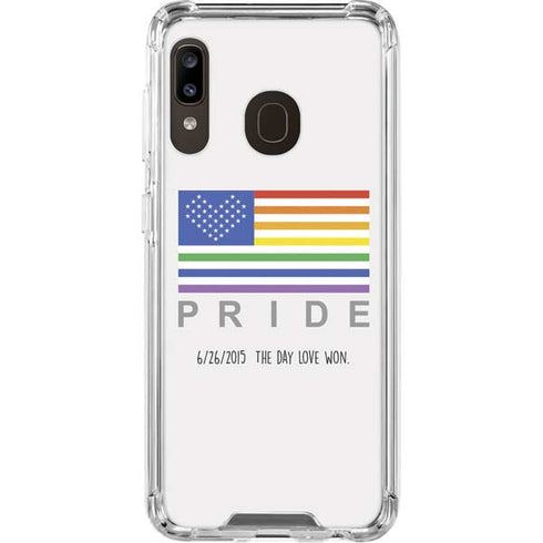 6-26 The Day Love Won Galaxy A30 Clear Case