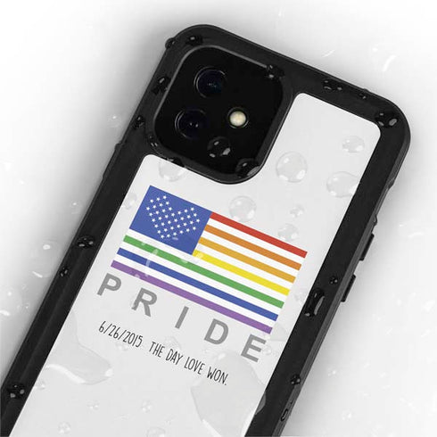 6-26 The Day Love Won iPhone 12 Waterproof Case