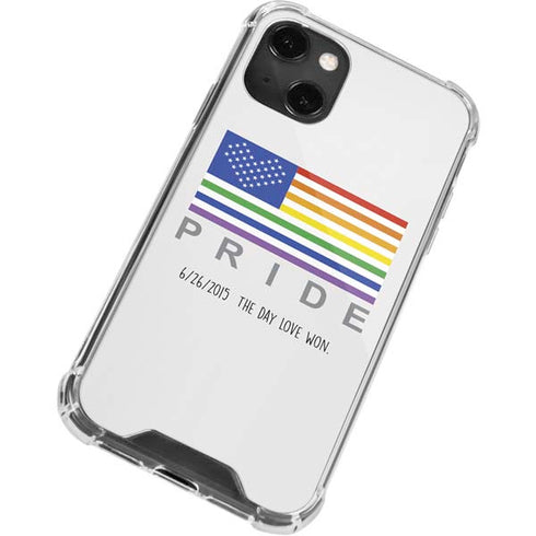 6-26 The Day Love Won iPhone 13 Mini Clear Case