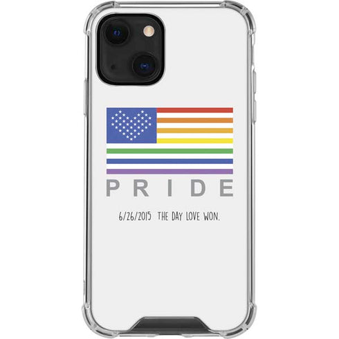 6-26 The Day Love Won iPhone 14 Plus Clear Case
