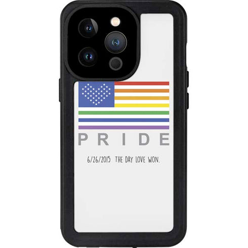 6-26 The Day Love Won iPhone 14 Pro Waterproof Case