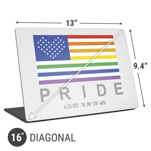 6-26 The Day Love Won Universal Laptop 16in (13 x 9.4in) Skin