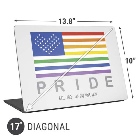 6-26 The Day Love Won Universal Laptop 17in (13.8 x 10in) Skin