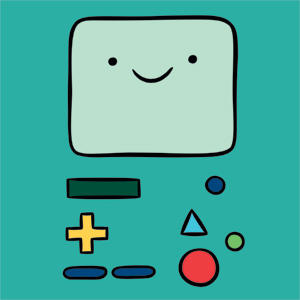 Adult Swim Adventure Time BMO Xbox 360 Slim (2010) Skin