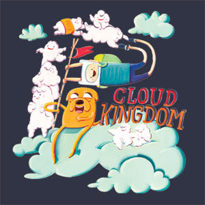 Adult Swim Adventure Time Cloud Kingdom Xbox 360 Slim (2010) Skin