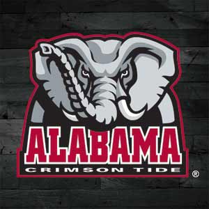 University of Alabama Basketball Wood Studio Wireless 3 Skin